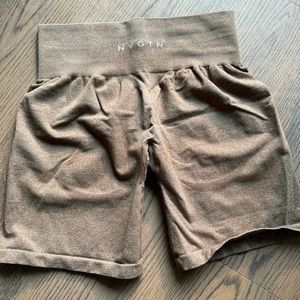 NVGTN Mocha Contour Seamless Shorts